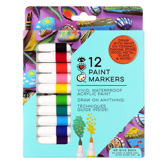 12 paint markers