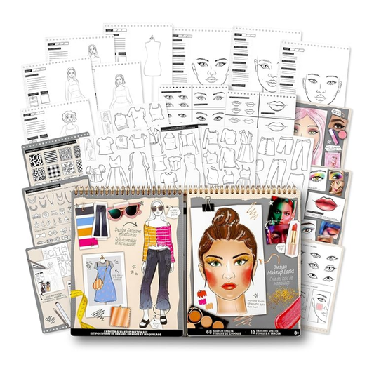 fashion & makeup  sketch set